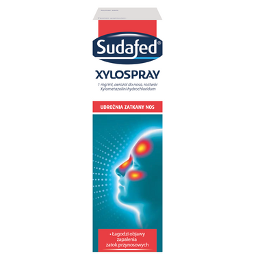 Sudafed XyloSpray 1 mg/ml, aerozol do nosa, 10 ml 