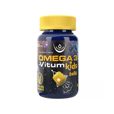 Omega 3-Vitum Kids, 30 żelek - zdjęcie produktu
