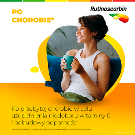 Rutinoscorbin, 90 tabletek powlekanych - Dorosły, Dziecko, Młodzież