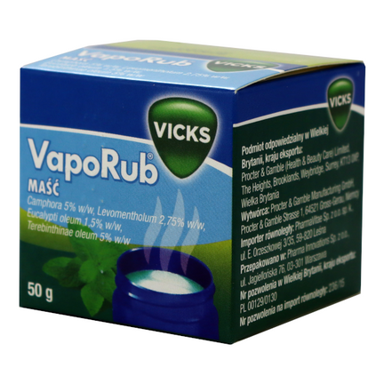Vicks VapoRub, maść, 50 g (import równoległy) - zdjęcie produktu