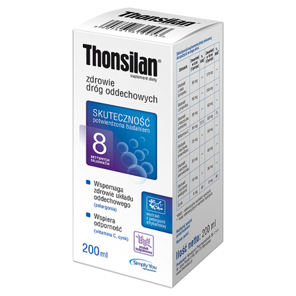 Thonsilan, syrop, 200 ml - SUPLEMENT DIETY