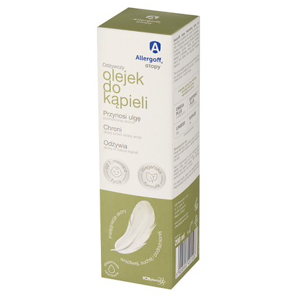 Allergoff atopy, odżywczy olejek do kąpieli, 200 ml - 5904993491508
