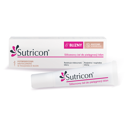 Sutricon silikonowy żel do pielęgnacji blizn, 15 ml - zdjęcie produktu