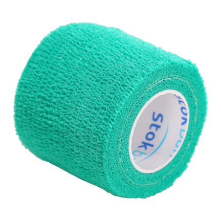 Stokban Samoprzylepny bandaż elastyczny, kolor zielony, 2,5 cm x 4,5 m - WYRÓB MEDYCZNY