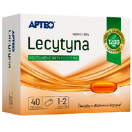 Lecytyna 1200 mg APTEO, 40 kapsułek