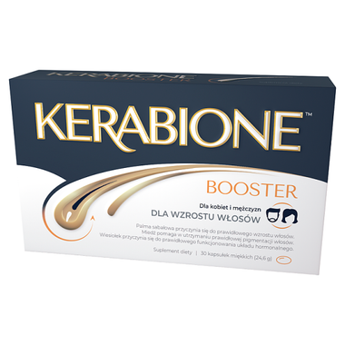 Kerabione Booster, kapsułki na włosy, 30 kapsułek 