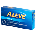 Aleve 220 mg, 24 tabletki - PRODUKT LECZNICZY NIEREFUNDOWANY OTC
