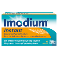 Imodium Instant 2 mg, 12 tabletek