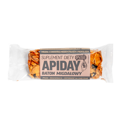 Apiday baton migdałowy, 40 g - zdjęcie produktu