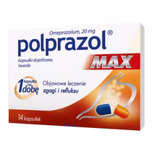 Polprazol Max, 20 mg, 14 kapsułek dojelitowe, twarde