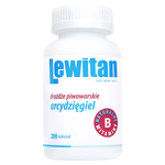 Lewitan, tabletki z drożdży piwowarskich z arcydzięglem, 200 sztuk