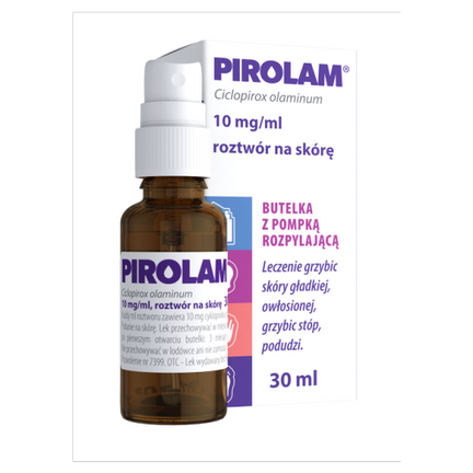 Pirolam 10 mg/ml, roztwór na skórę, 30 ml - zdjęcie produktu