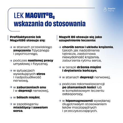 Magvit B6, 50 tabletek powlekanych dojelitowych - TABLETKI