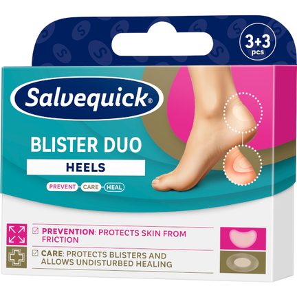 Salvequick, Blister Duo Mix, plaster, 6 sztuk - zdjęcie produktu