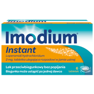 Imodium instant 2 mg, 6 tabletek