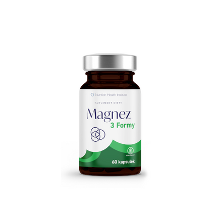 Nutrition Health, Magnez 3 Formy, 60 kapsułek - zdjęcie produktu