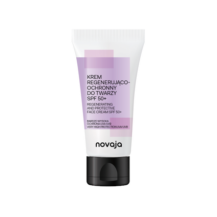 PHARMENA Novaja, regenerująco-ochronny krem do twarzy SPF 50, 50 ml — Składniki i ocena