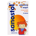 Sanostol, 30 tabletek musujących do ssania - SUPLEMENT DIETY