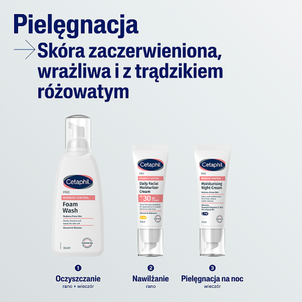 Cetaphil PRO Redness Control Pianka do mycia, 236 ml - Myjące, Oczyszczające, Łagodzące