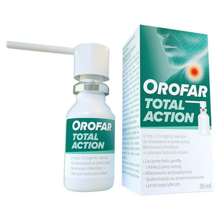Orofar Total Action, spray, 30 ml - zdjęcie produktu