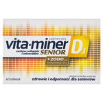 Vita-miner Senior D3, 60 tabletek
