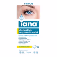 IANA, chusteczki do oczyszczania powiek, 30 sztuk