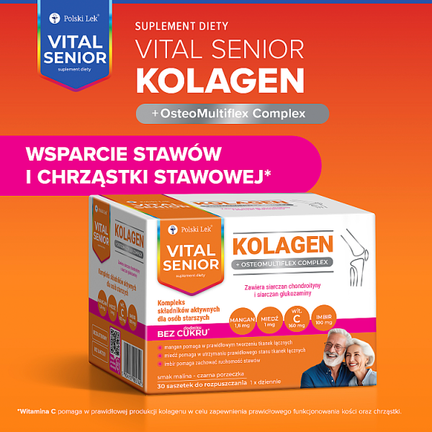 Vital Senior Kolagen, 30 saszetek - SASZETKA