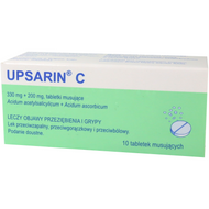 Upsarin C, 10 tabletek musujących (import równoległy Delfarma)