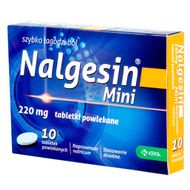 Nalgesin Mini 220 mg, 10 tabletek powlekanych