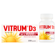 Vitrum D3, witamina D 4000 j.m., 150 kapsułek