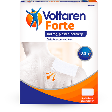 Voltaren Forte 140 mg, 5 plastrów - zdjęcie produktu