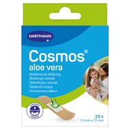 Cosmos Aloe Vera, plastry z opatrunkiem 19 x 72 mm, 20 sztuk