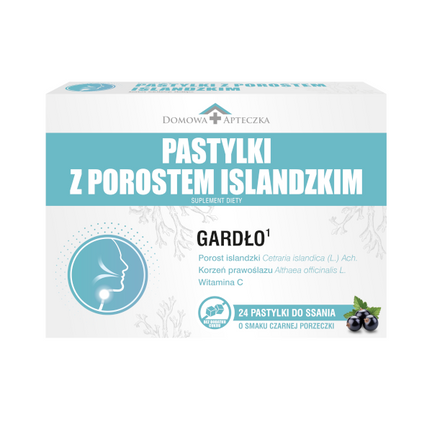 Pastylki z porostem islandzkim, 24 pastylek - zdjęcie produktu