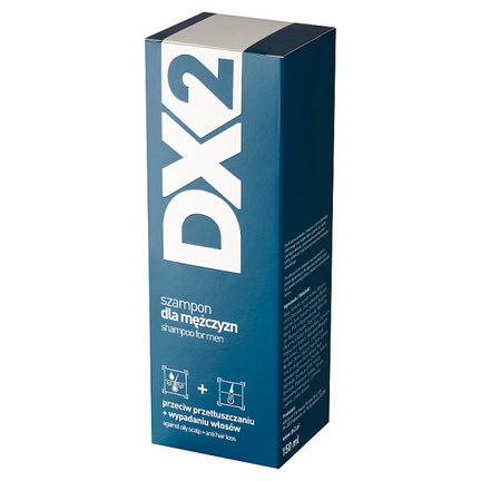 DX2 Szampon przeciw przetłuszczaniu i wypadaniu włosów, 150 ml - KOSMETYK