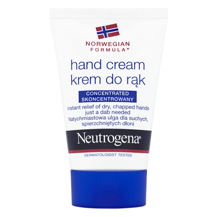 JOHNSON &amp; JOHNSON Neutrogena, skoncentrowany krem do rąk, 50 ml — Składniki i ocena