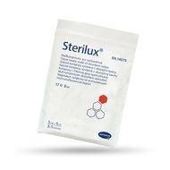 Sterilux, opatrunek jałowy, 17-nitkowe, 8-warstwowe, 5 cm x 5 cm, 3 x 1 sztuka
