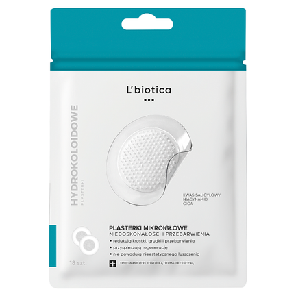 L'Biotica, plasterki mikroigłowe, 18 sztuk - zdjęcie produktu