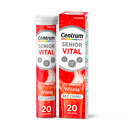 Centrum Vital Senior, 20 tabletek musujących - zdjęcie produktu
