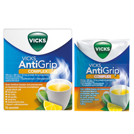 Vicks Antigrip Complex, 10 saszetek - zdjęcie produktu