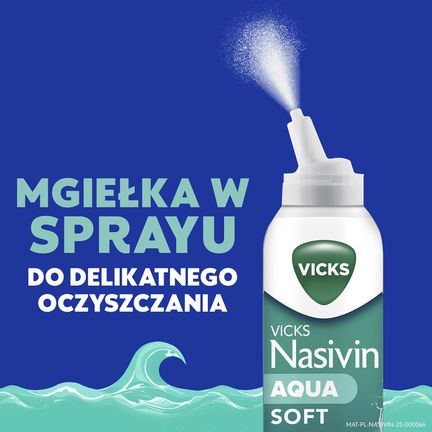 Vicks, Nasivin Aqua Soft, spray, 120 ml - SPRAY