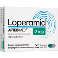 Loperamid APTEO MED 2 mg, 20 kapsułek twardych