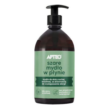 Mydło szare w płynie APTEO, 500 ml - zdjęcie produktu