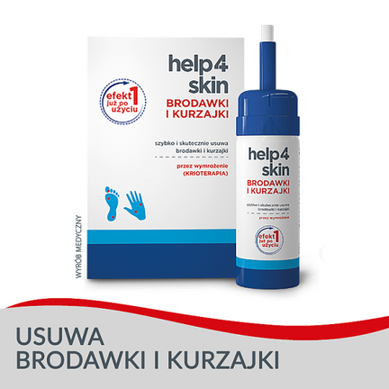 Help4Skin Brodawki i Kurzajki, aerozol, 50 ml - 8032779841012