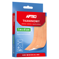 Plaster tkaninowy cielisty z opatrunkiem, 6 cm x 1 m, do cięcia