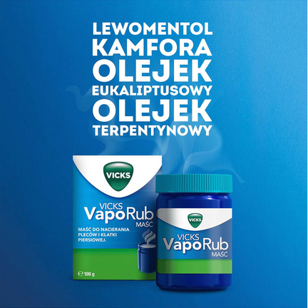 Vicks VapoRub, maść, 50 g - Dorosły, Dziecko, Młodzież, Senior