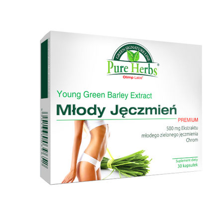 Młody Jęczmień Premium, 30 kapsułek - zdjęcie produktu