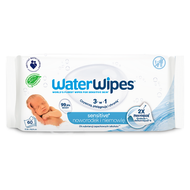 WaterWipes BIO, chusteczki nawilżane 99,9% wody, 60 sztuk