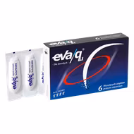 EVA QU, czopki przeciw zaparciom, 6 sztuk