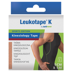 Leukotape K by Actimove, taśma kinezjologiczna, beżowa, 1 sztuka 