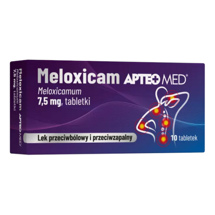 Meloxicam APTEO MED, 7,5 mg, 10 tabletek - zdjęcie produktu